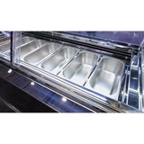 Floor standing right angle ice cream cabinet