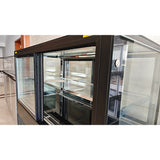 Floor standing right angle cake cabinet A