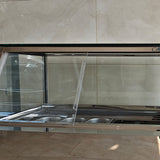 Floor standing right angle ice cream cabinet